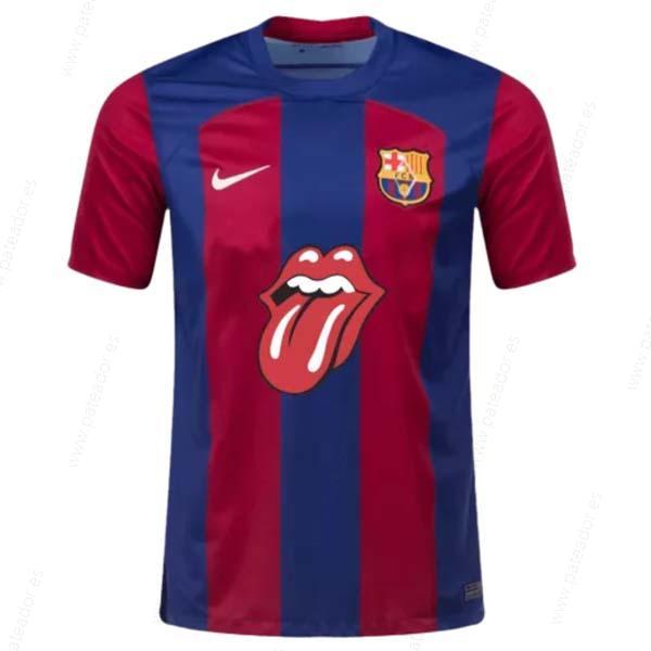 Camiseta de fútbol Barcelona 1ª Equipación Rolling Stones 23/24-Hombre