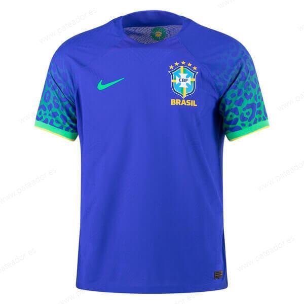 Camiseta de fútbol Brasil 2ª Equipación Versión para jugador 2022-Hombre