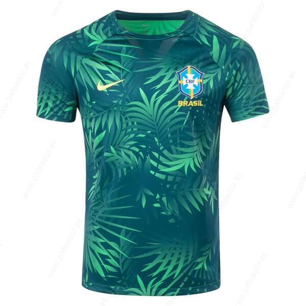 Camiseta de fútbol Brasil Pre Match Training-Hombre
