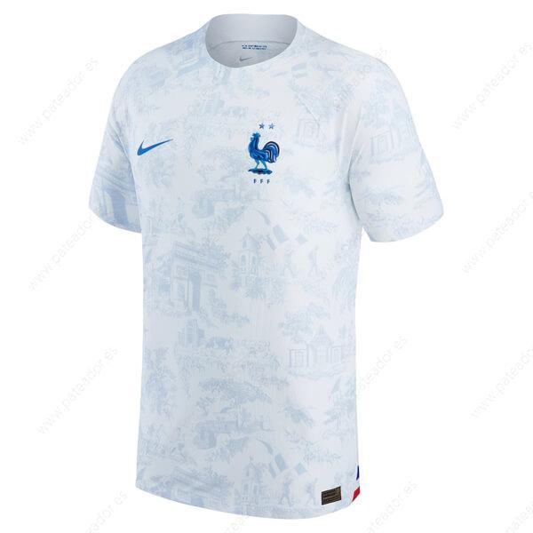 Camiseta de fútbol Francia 2ª Equipación Versión para jugador 2022-Hombre
