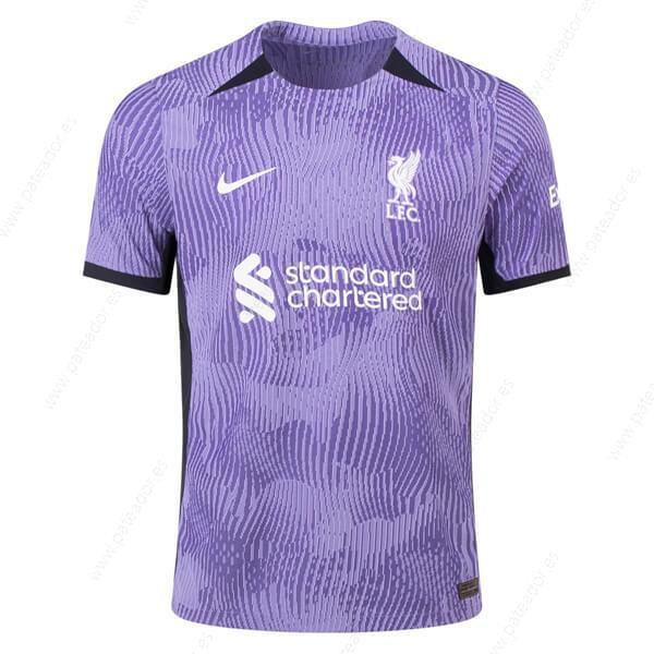 Camiseta de fútbol Liverpool 3ª Equipación Versión para jugador 23/24-Hombre