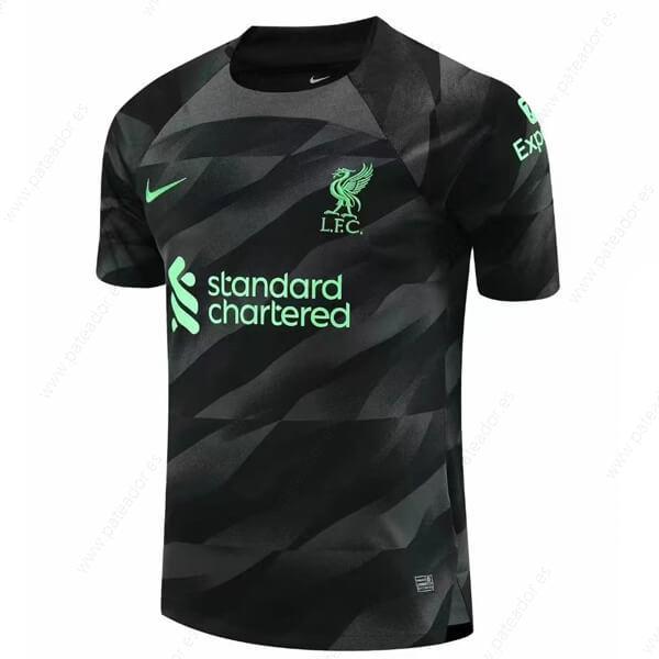 Camiseta de fútbol Liverpool Black Portero 23/24-Hombre