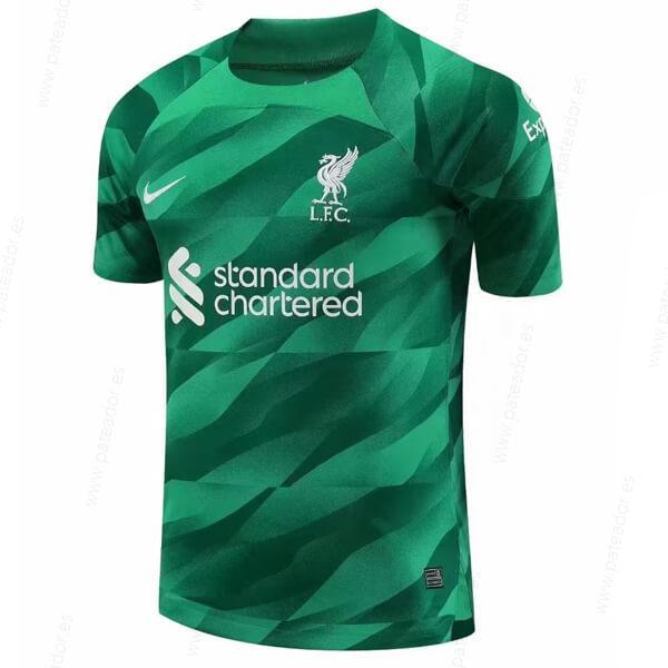 Camiseta de fútbol Liverpool Green Portero 23/24-Hombre