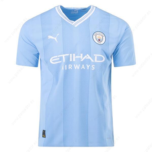 Camiseta de fútbol Manchester City 1ª Equipación Versión para jugador 23/24-Hombre