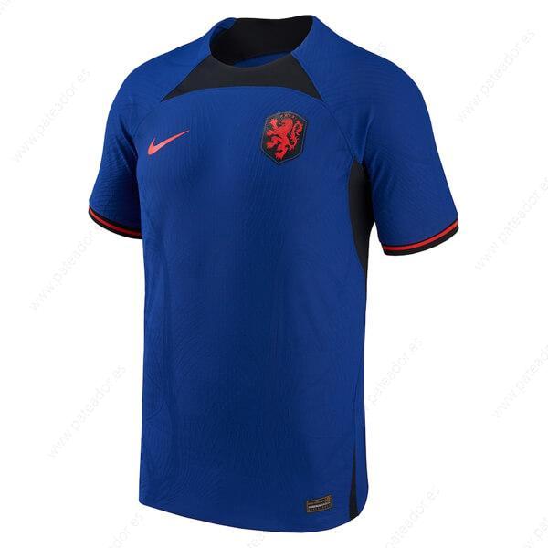 Camiseta de fútbol Países Bajos 2ª Equipación Versión para jugador 2022-Hombre