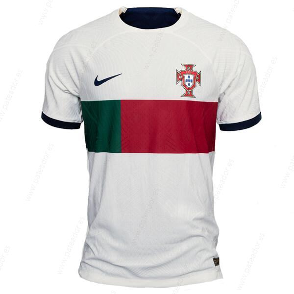 Camiseta de fútbol Portugal 2ª Equipación Versión para jugador 2022-Hombre
