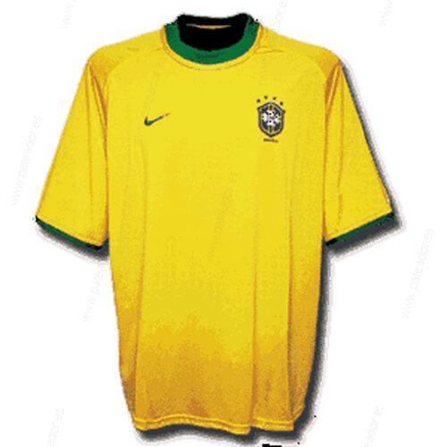 Camiseta de fútbol Retro Brasil 1ª Equipación 2000-Hombre