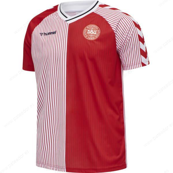 Camiseta de fútbol Retro Dinamarca 1ª Equipación 86-Hombre
