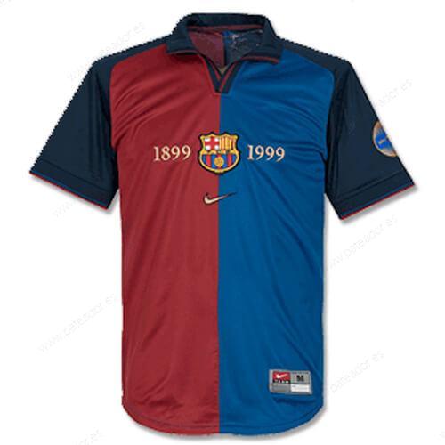 Camiseta de fútbol Retro FC Barcelona Centenary 1ª Equipación 1999-Hombre