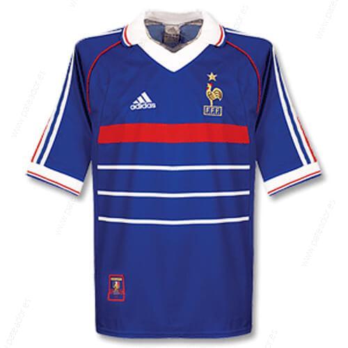 Camiseta de fútbol Retro Francia 1ª Equipación 1998-Hombre