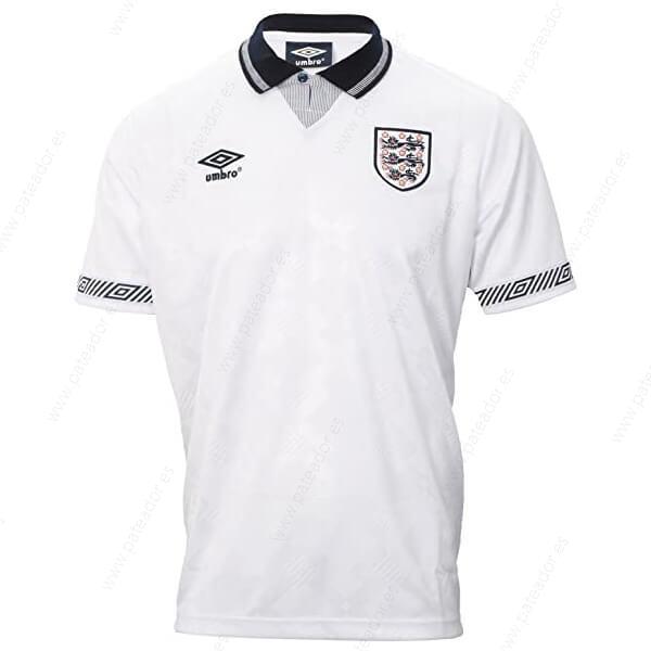 Camiseta de fútbol Retro Inglaterra 1ª Equipación 1990-Hombre