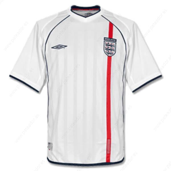 Camiseta de fútbol Retro Inglaterra 1ª Equipación 2002-Hombre