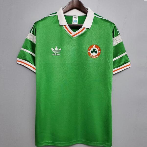 Camiseta de fútbol Retro Irlanda 1ª Equipación 1988-Hombre