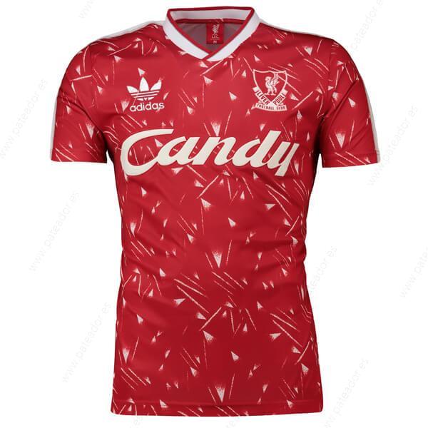 Camiseta de fútbol Retro Liverpool Candy 1ª Equipación 89/91-Hombre