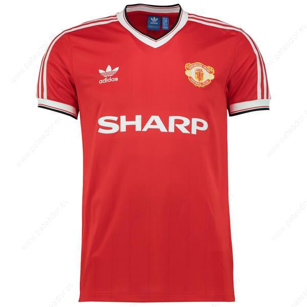 Camiseta de fútbol Retro Manchester United 1ª Equipación 1984-Hombre