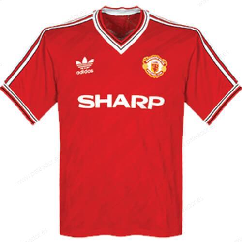 Camiseta de fútbol Retro Manchester United 1ª Equipación 1986-Hombre