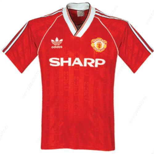Camiseta de fútbol Retro Manchester United 1ª Equipación 1988-Hombre
