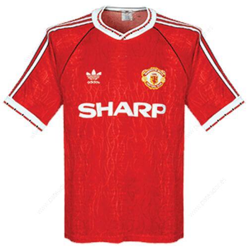 Camiseta de fútbol Retro Manchester United 1ª Equipación 90/92-Hombre