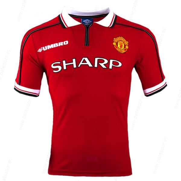 Camiseta de fútbol Retro Manchester United 1ª Equipación 98/99-Hombre