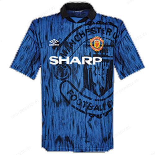 Camiseta de fútbol Retro Manchester United 2ª Equipación 92/93-Hombre