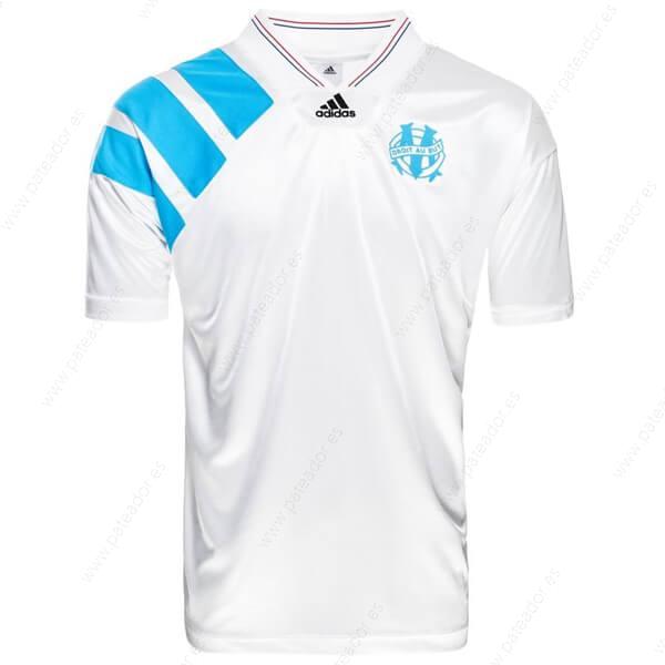 Camiseta de fútbol Retro Olympique Marseille 1ª Equipación 1993-Hombre
