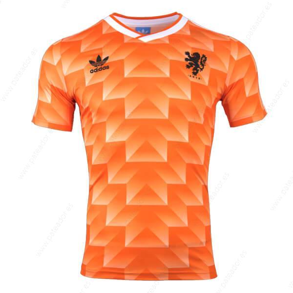 Camiseta de fútbol Retro Países Bajos 1ª Equipación 1988-Hombre