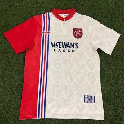 Camiseta de fútbol Retro Rangers 2ª Equipación 96/97-Hombre
