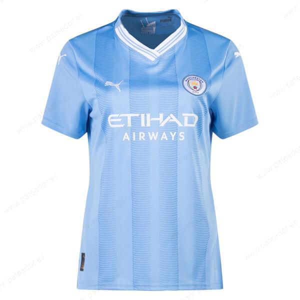 Camisetas de fútbol para mujer Manchester City 1ª Equipación 23/24