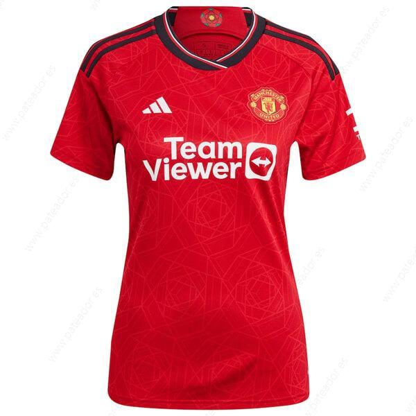 Camisetas de fútbol para mujer Manchester United 1ª Equipación 23/24
