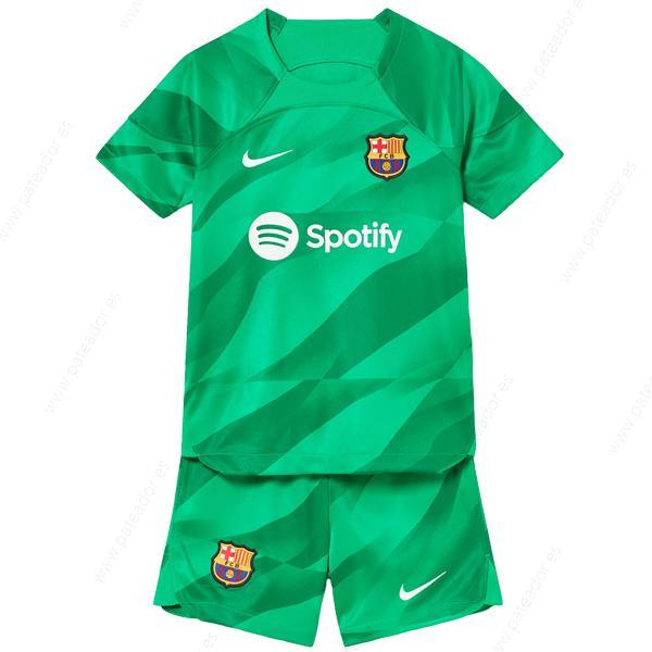 Camisetas de fútbol para niños Barcelona Portero 23/24