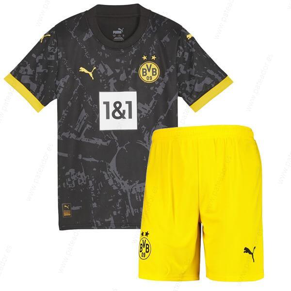 Camisetas de fútbol para niños Borussia Dortmund 2ª Equipación 23/24