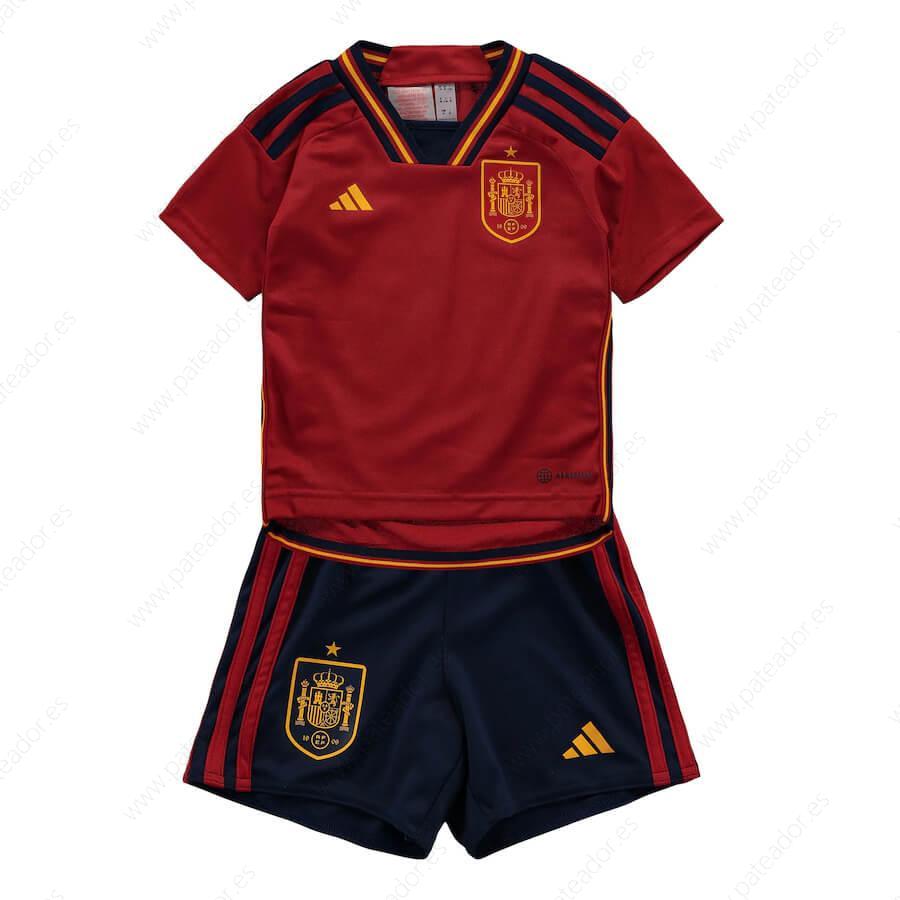 Camisetas de fútbol para niños España 1ª Equipación 2022