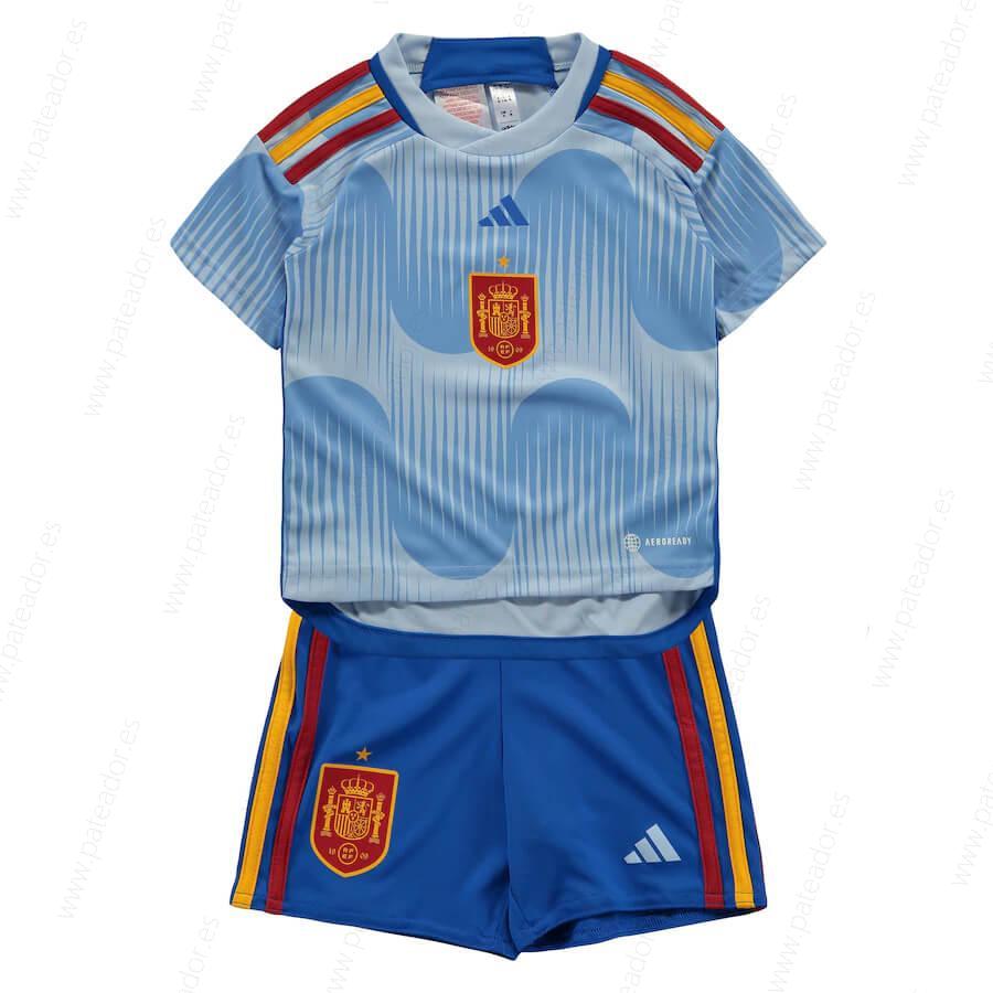Camisetas de fútbol para niños España 2ª Equipación 2022