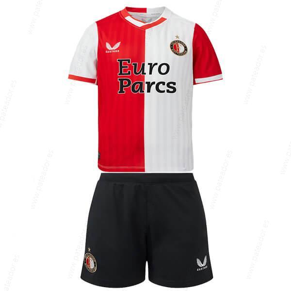 Camisetas de fútbol para niños Feyenoord 1ª Equipación 23/24