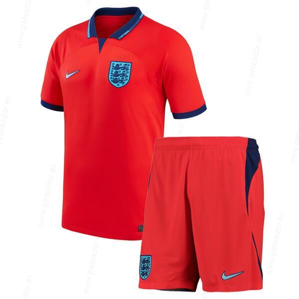 Camisetas de fútbol para niños Inglaterra 2ª Equipación 2022