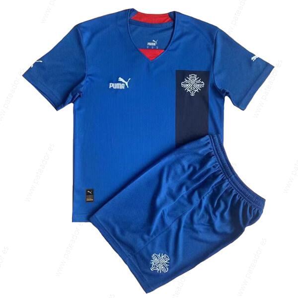 Camisetas de fútbol para niños Islandia 1ª Equipación 2022