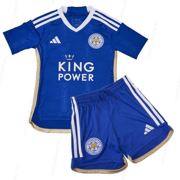 Camisetas de fútbol para niños Leicester City 1ª Equipación 23/24