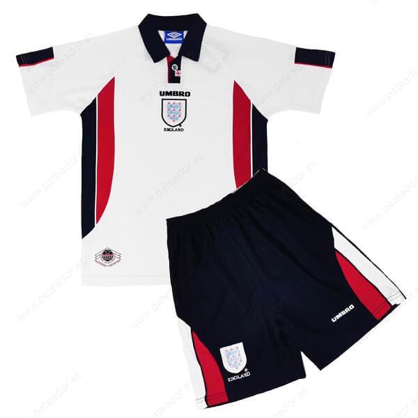 Camisetas de fútbol para niños Retro Inglaterra 1ª Equipación 1998