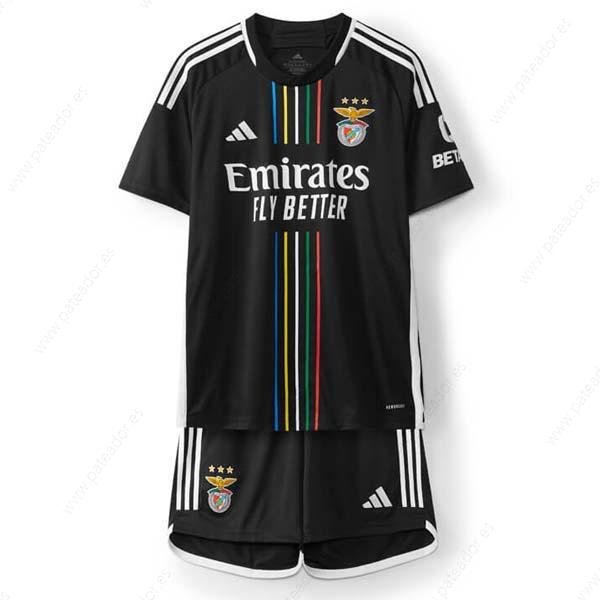 Camisetas de fútbol para niños SL Benfica 2ª Equipación 23/24