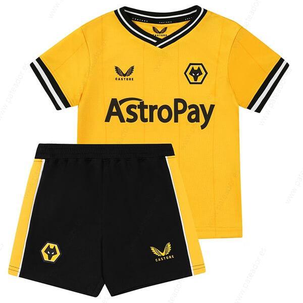 Camisetas de fútbol para niños Wolverhampton Wanderers 1ª Equipación 23/24
